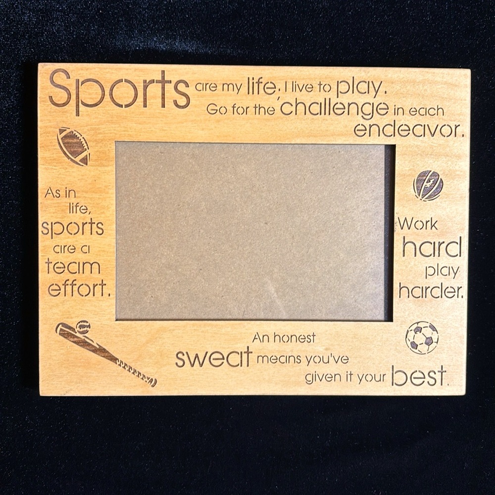 Lasercraft Sports Photo Frame